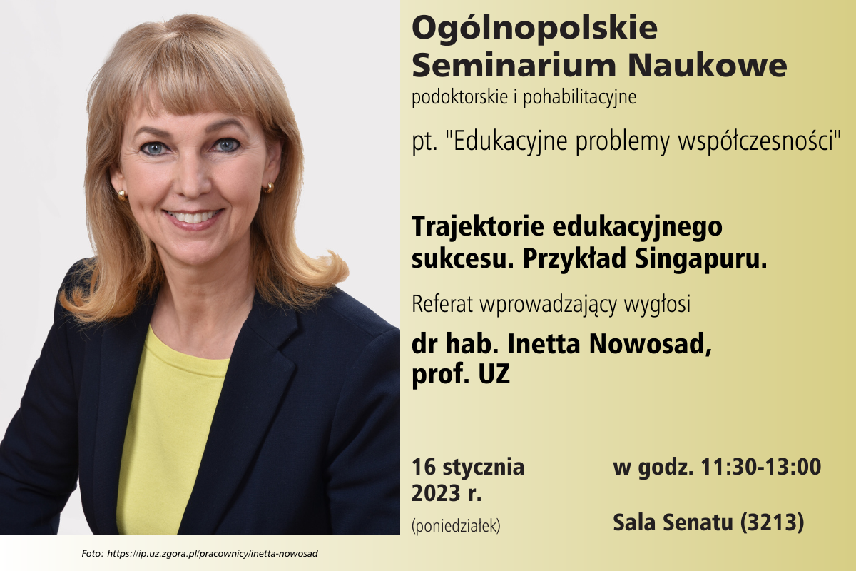 Ogólnopolskie Seminarium Naukowe plakat