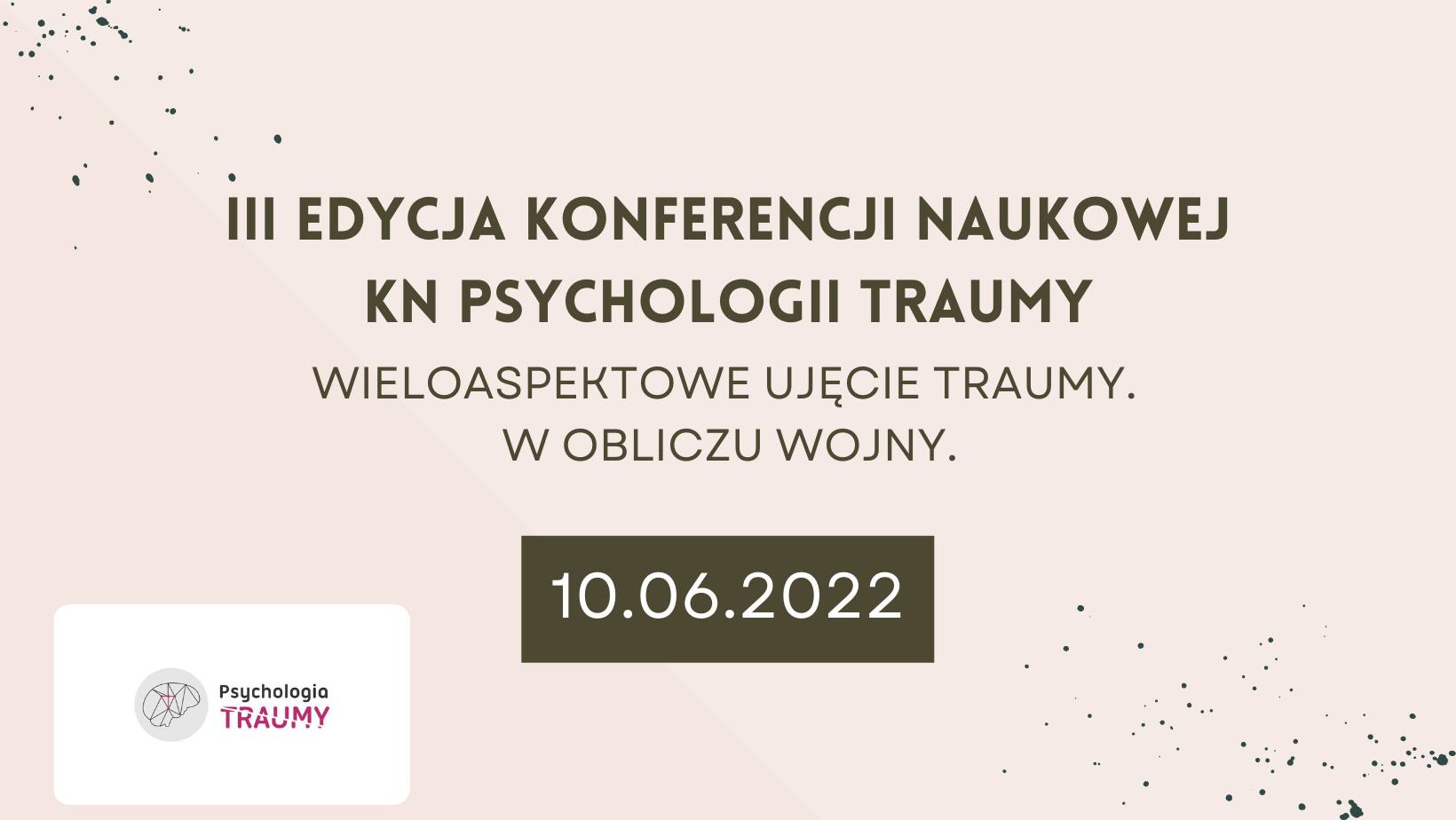 Konferencja psychologia traumy