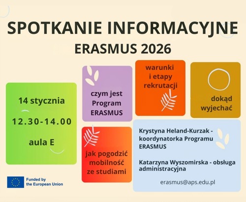 Grafika informująca o spotkaniu